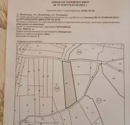 Photo 3 — Plot in Oblast Pazardjik, Велин
