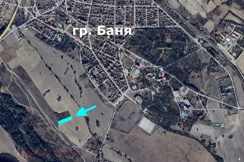 Парцел в Пловдив, Баня