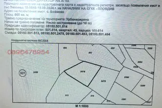 Парцел в Пловдив, с. Бойково