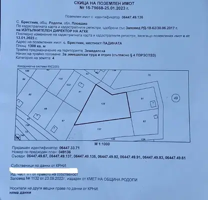 Photo 2 — Plot in Oblast Plovdiv, Brestnik