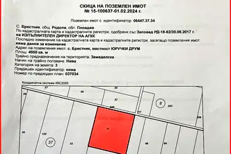 Парцел в Пловдив, с. Брестник