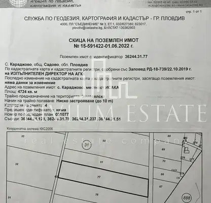 Photo 2 — Plot in Oblast Plovdiv, Karadjovo