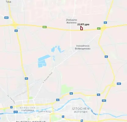 Снимка 2 — Парцел в Пловдив, с. Войводиново