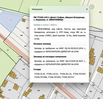 Photo 4 — Plot in област София, Bojurishte