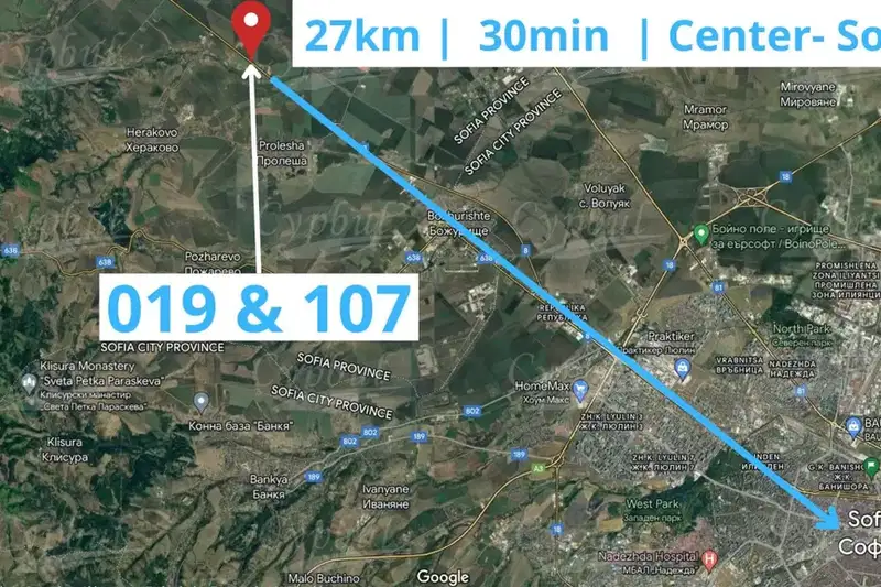 Plot in област София, Bojurishte