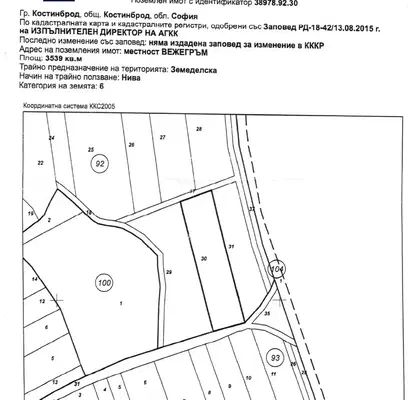 Photo 4 — Plot in област София, Kostinbrod