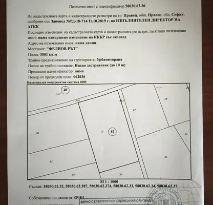 Снимка 3 — Парцел в София, Правец