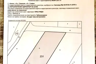 Парцел в София, с. Алино