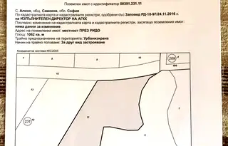 Парцел в София, с. Алино