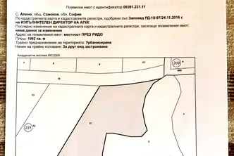 Парцел в София, с. Алино
