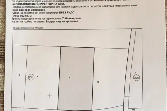Plot in област София, Alino