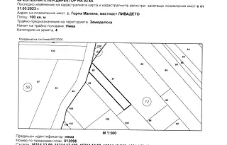 Парцел в София, с. Горна Малина