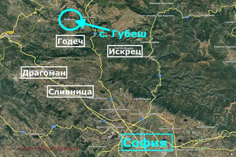 Парцел в София, с. Губеш