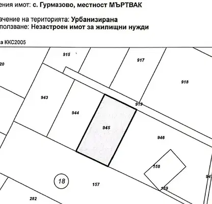 Photo 4 — Plot in област София, Gurmazovo