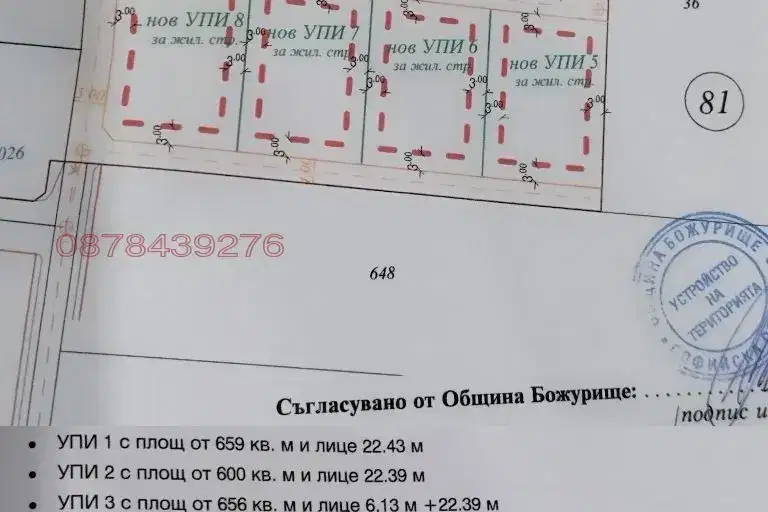 Plot in област София, Hrabyrsko
