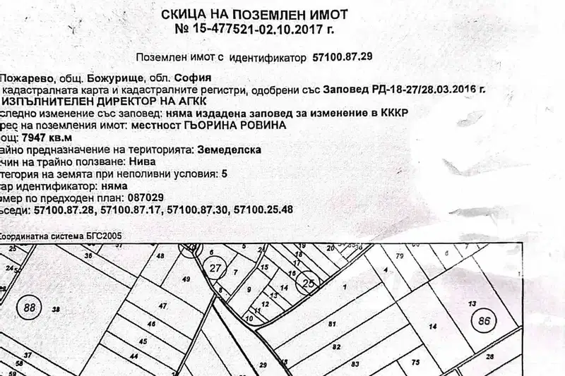 Plot in област София, Pojarevo