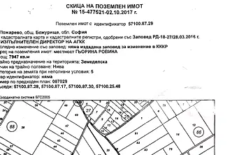 Парцел в София, с. Пожарево