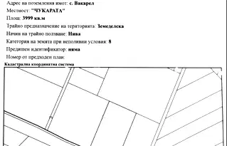 Парцел в София, с. Вакарел