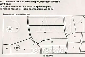Парцел в Стара Загора, с. Малка Верея