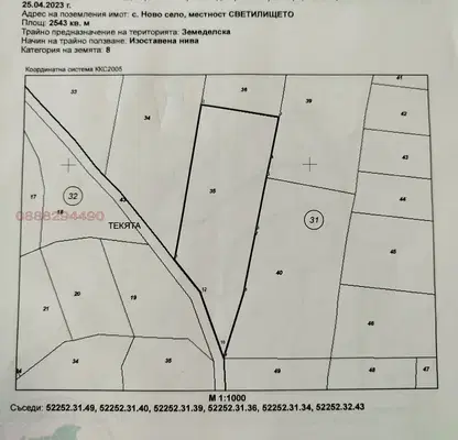 Снимка 3 — Парцел в Стара Загора, с. Ново село