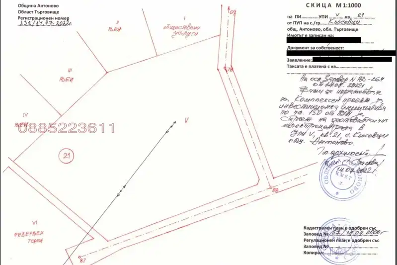 Парцел в Търговище, с. Кьосевци