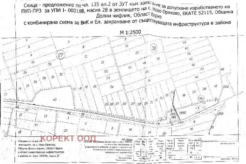 Plot in Oblast Varna, Novo Oryahovo