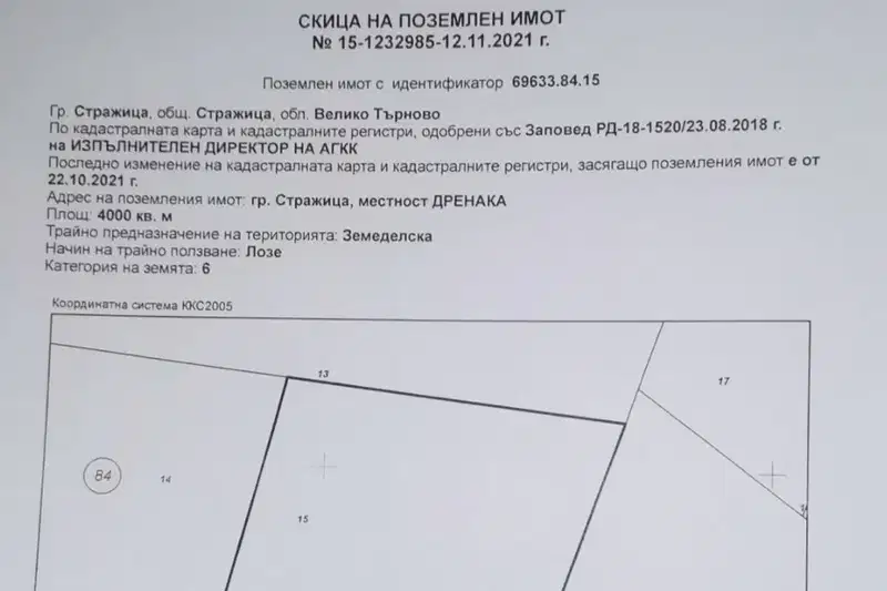 Plot in Oblast Veliko Tyrnovo, Strajica