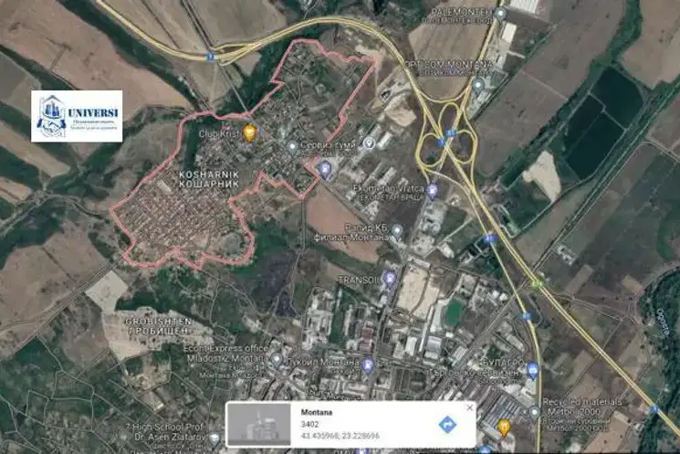 Промишлена сграда в Монтана, Кошарник
