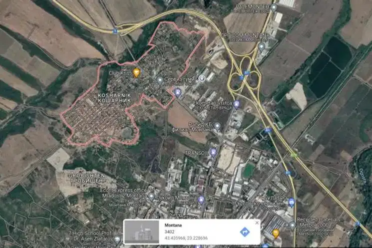 Промишлена сграда в Монтана, Кошарник
