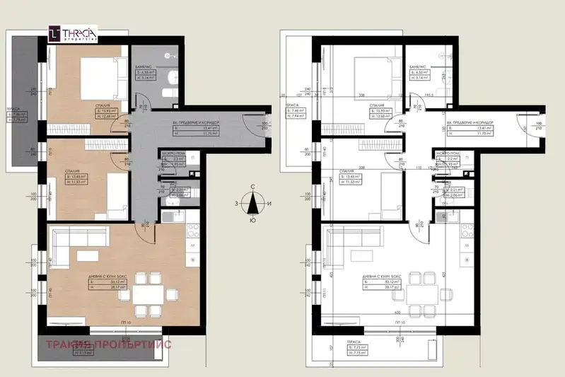 3-bedroom apartment in м-т Детски