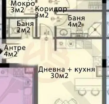Снимка 2 — Тристаен апартамент в Модерно предие