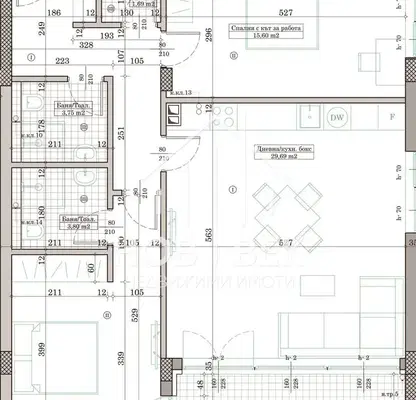 Photo 2 — 3-bedroom apartment in Кайсиева ина
