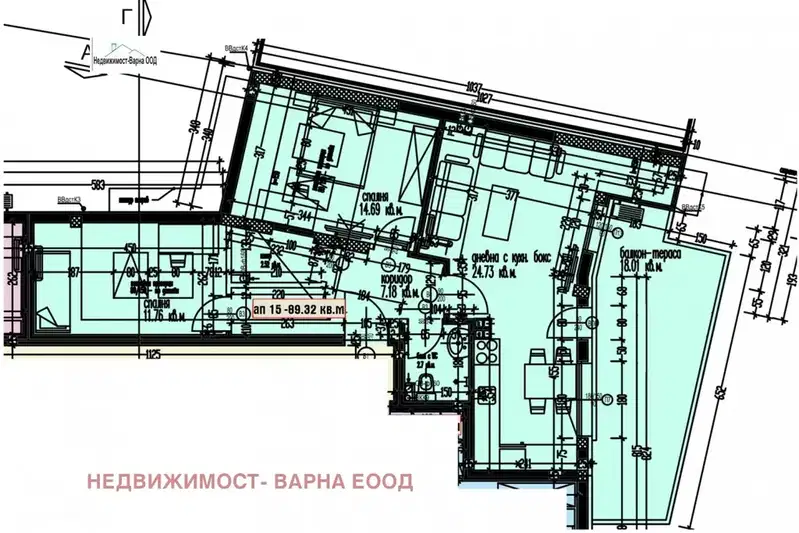 Тристаен апартамент във Варна, Аспарухово