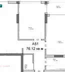 Тристаен апартамент с балкон в затворен комплекс в Аспарухово, Варна