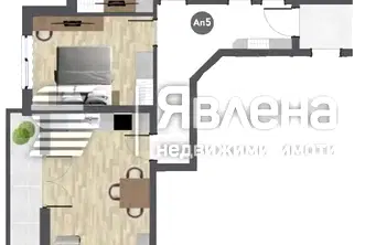 Тристаен апартамент в Благоев, Баларбаши
