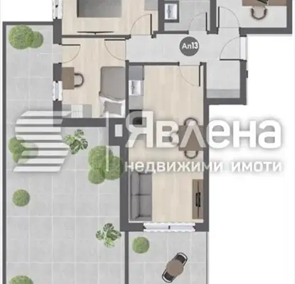 Снимка 4 — Тристаен апартамент в Благоев, Баларбаши