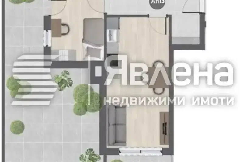 Тристаен апартамент в Благоев, Баларбаши