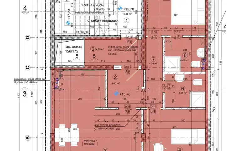 3-bedroom apartment in Sofiya, Banishora