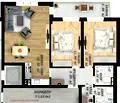 Снимка 2 — Тристаен апартамент в Пловдив, Беломорски