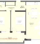 Тристаен апартамент с 110 кв.м на партер в Беломорски, Пловдив