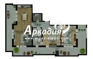 Нов 3-стаен апартамент с голяма тераса в Беломорски, Пловдив