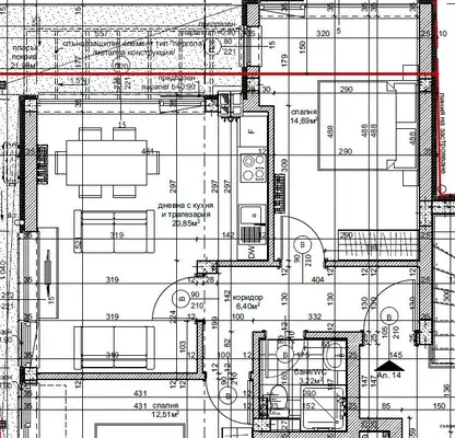 Снимка 2 — Тристаен апартамент във Варна, Бриз