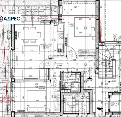 Снимка 5 — Тристаен апартамент във Варна, Бриз