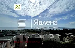 Тристаен апартамент с голяма тераса и морска панорама в Бриз, Варна