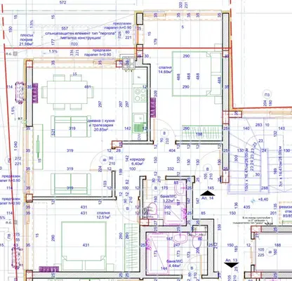 Снимка 2 — Тристаен апартамент във Варна, Бриз