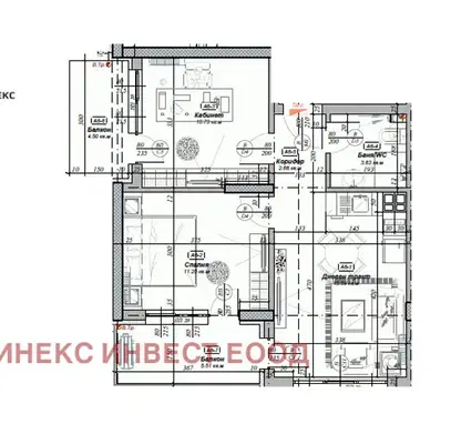 Снимка 5 — Тристаен апартамент във Варна, Бриз