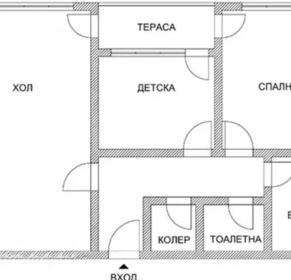 Снимка 3 — Тристаен апартамент във Варна, Бриз