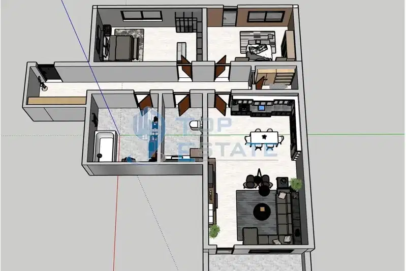 3-bedroom apartment in Veliko Tyrnovo, Buzludja
