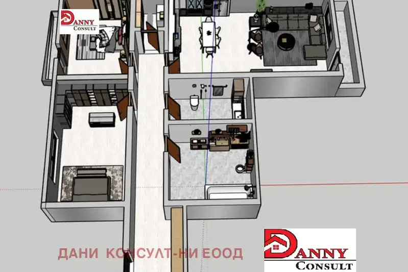 3-bedroom apartment in Veliko Tyrnovo, Buzludja