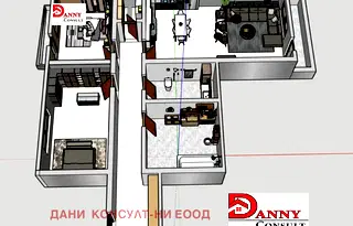 Тристаен апартамент във Велико Търново, Бузлуджа